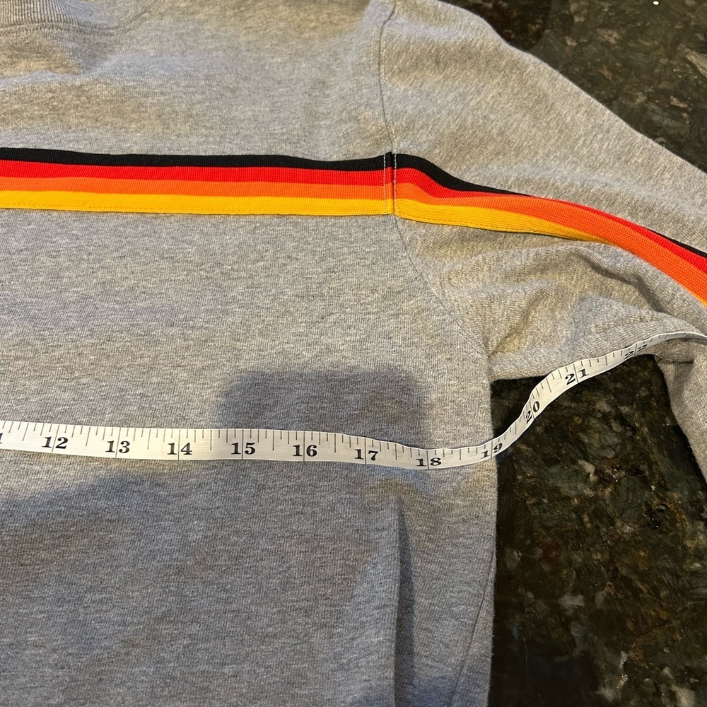 Ninth Hall crewneck with racing stripes. EUC. Streetwear. Skater. Large - Picture 10 of 12
